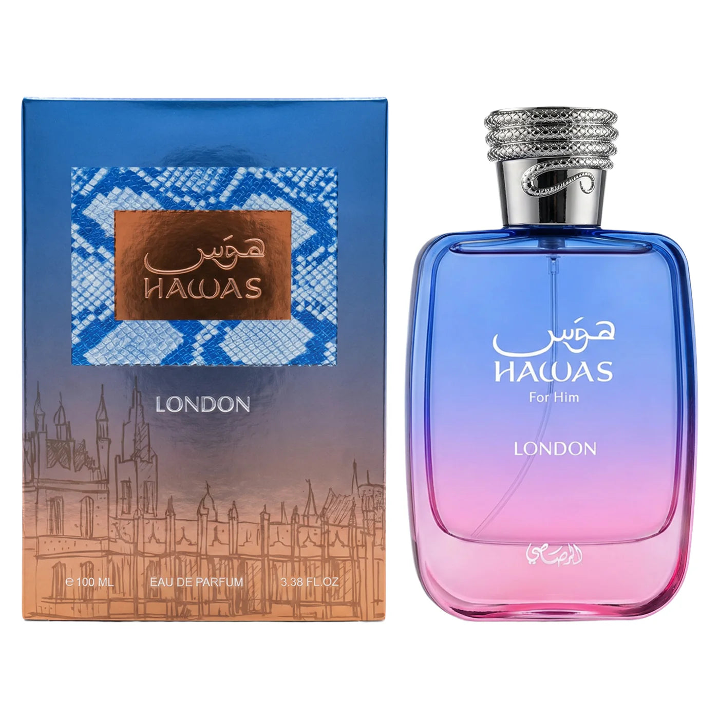 Rasasi Hawas London Unisex EDP Spray 3.0 oz