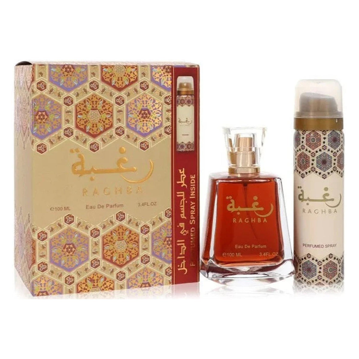 Lattafa Raghba Perfume + Deodorant
