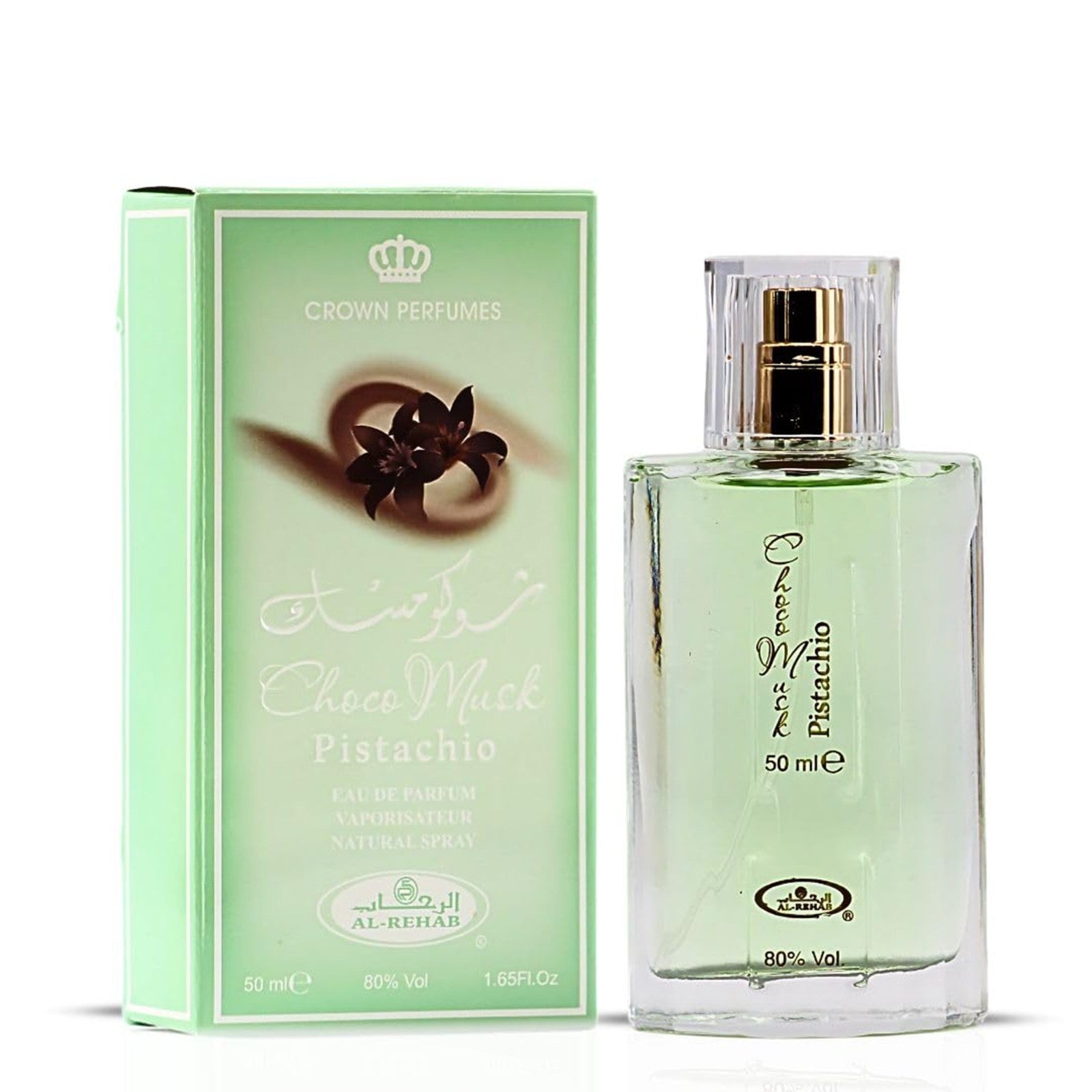 Choco Musk Pistachio By Al Rehab Eau de Parfum Perfume for Unisex 1.65 oz 50ml
