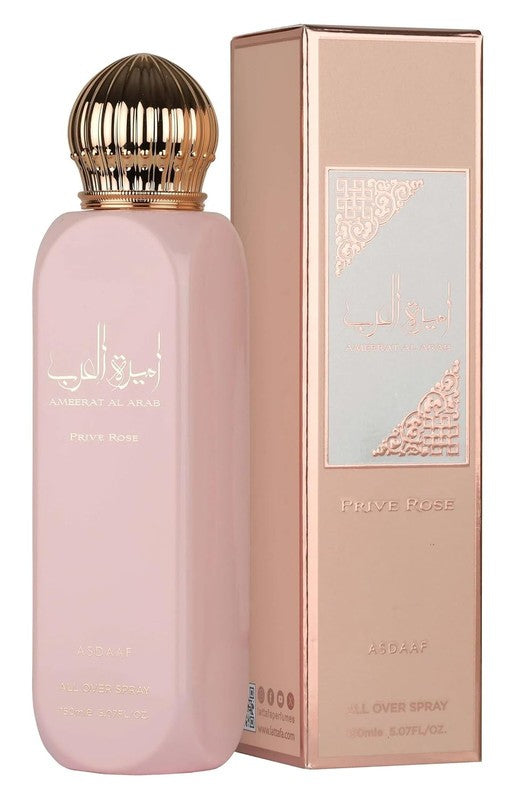 Asdaaf Ameerat Al Arab Prive Rose All Over Body Spray
