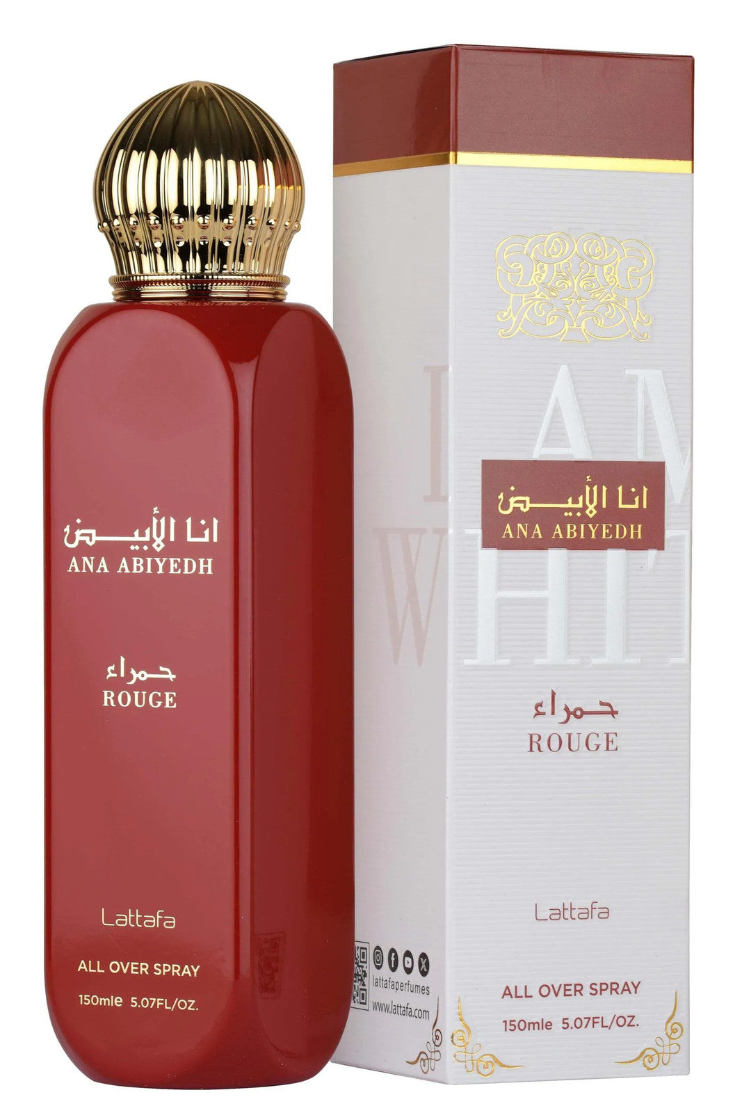 Lattafa Ana Abiyedh Rouge All Over Spray