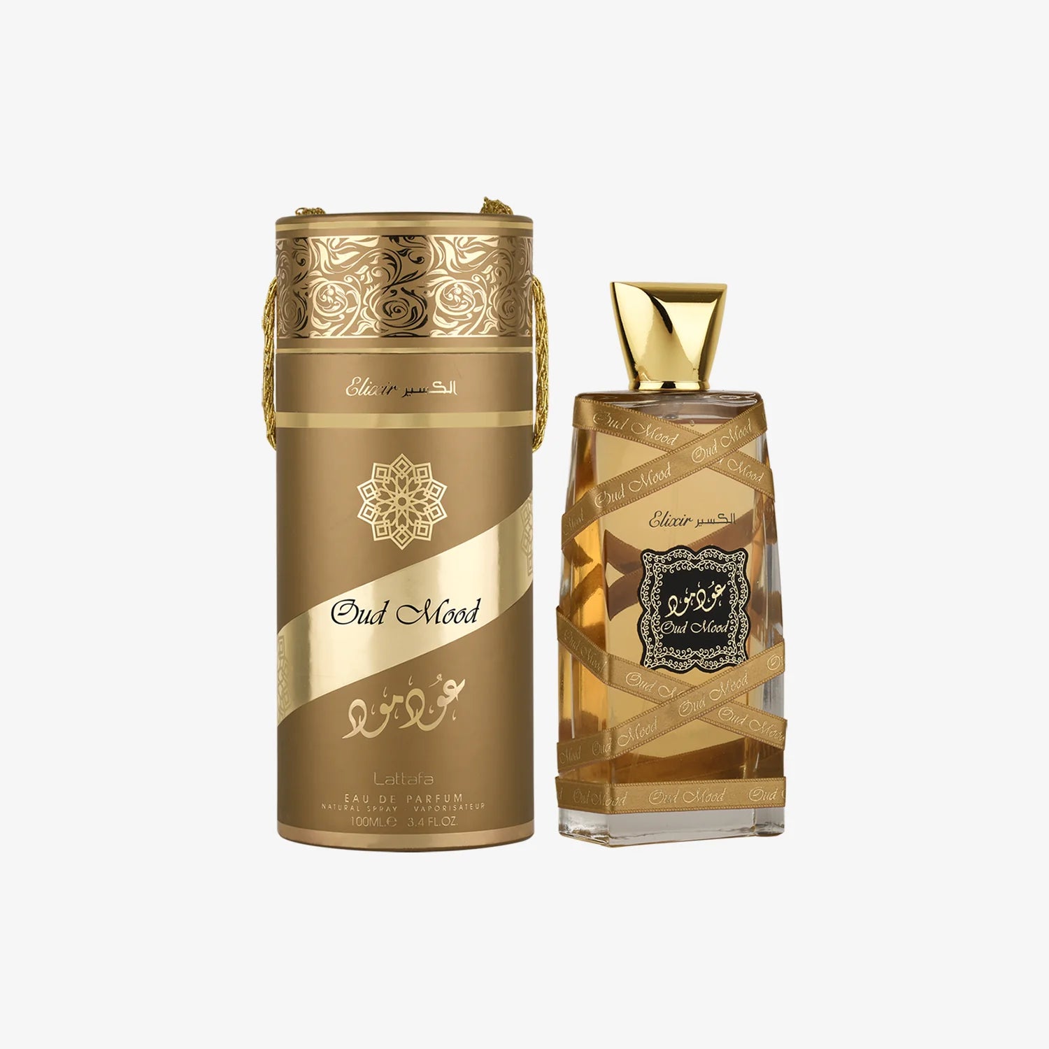 Lattafa Oud Mood Elixir EDP 3.4 Fl oz