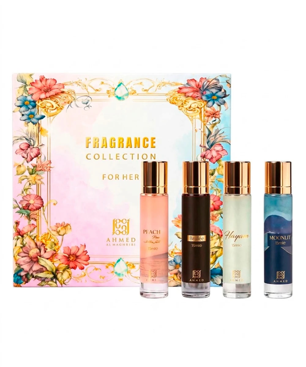 Ahmed Al Maghribi Fragrance Collection For Him 4 Piece Gift Set
