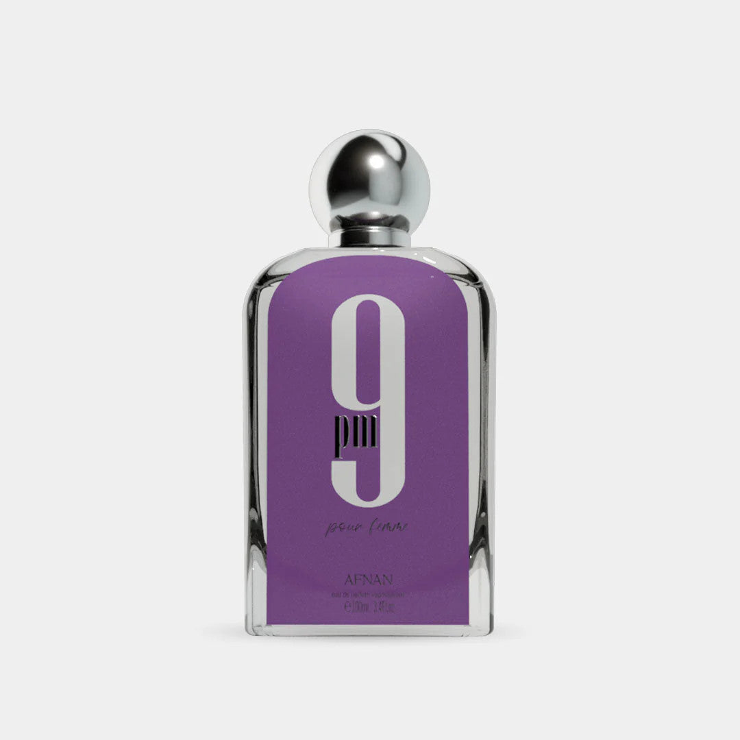 9 PM Pour Femme Purple By Afnan Eau de Parfum for Women 3.4 fl oz 100ml