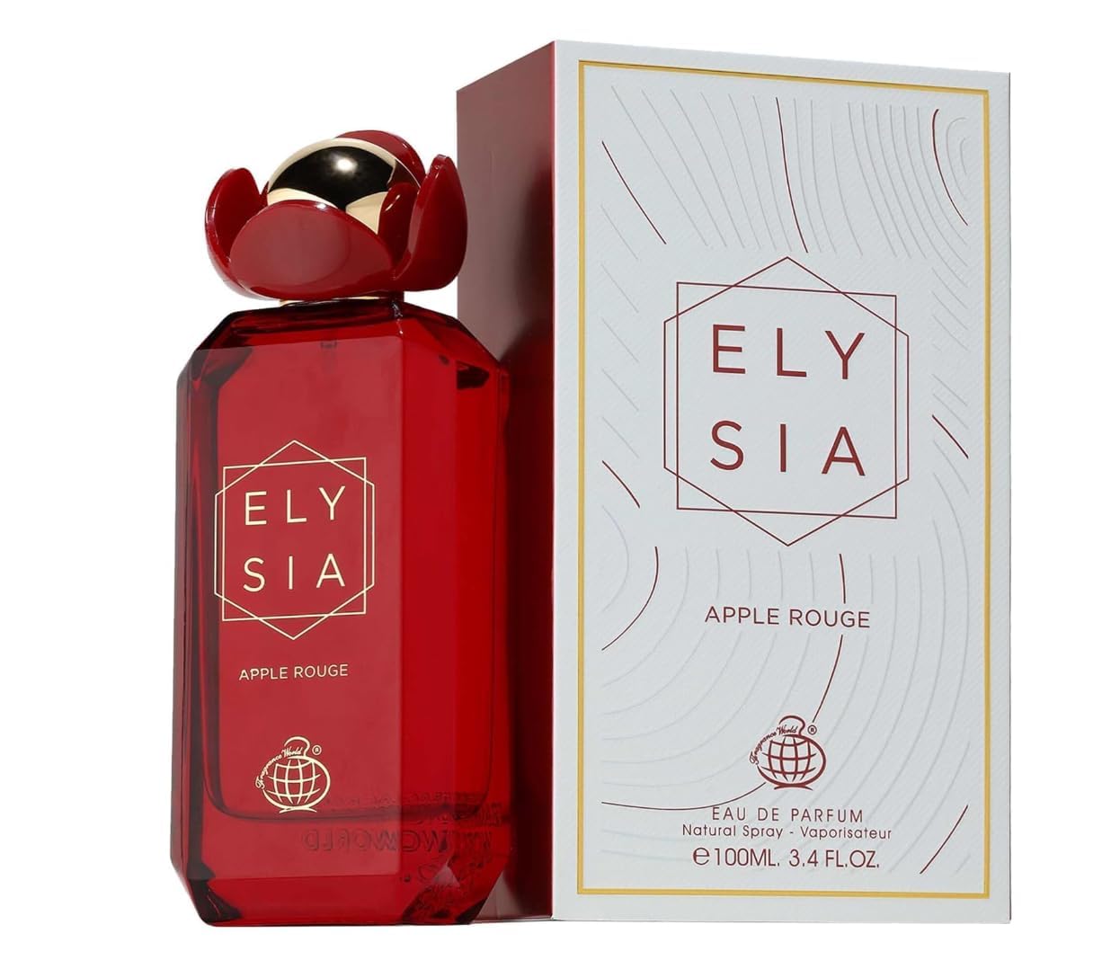 Fragrance World Elysia Apple Rouge EDP 3.4 Fl oz