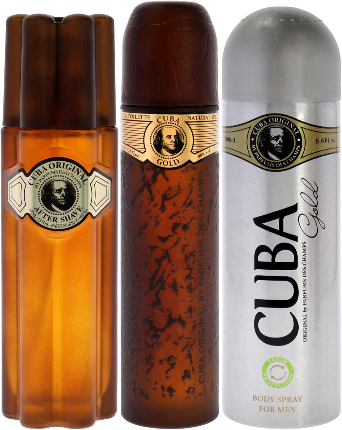 Cuba Gold 3 Piece 3 Piece Gift Set