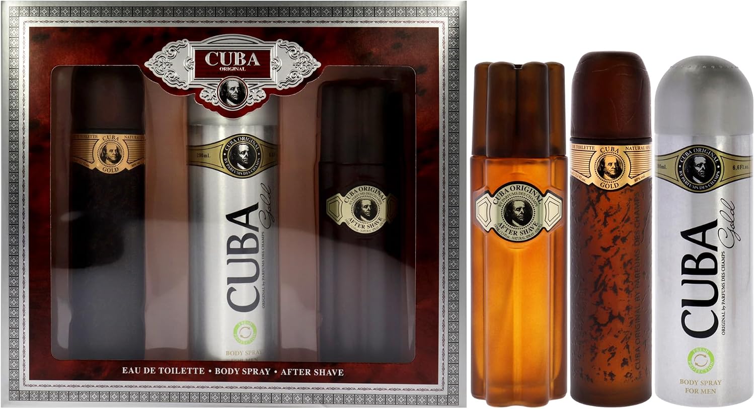 Cuba Gold 3 Piece 3 Piece Gift Set