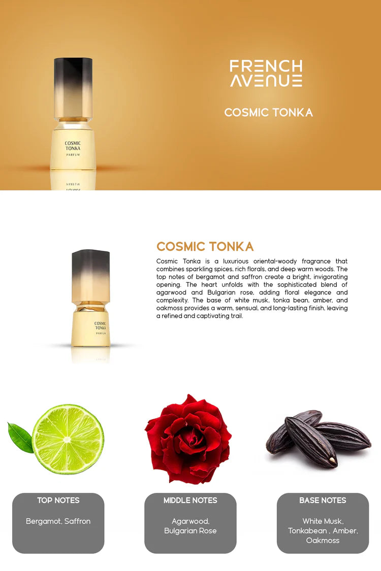 French Avenue Cosmic Tonka Unisex  EDP Spray 3.0 oz