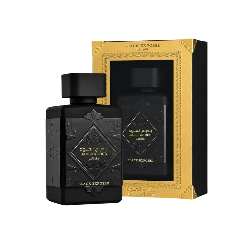 Lattafa Bade'e Al Oud Black Exposed EDP 3.4 oz