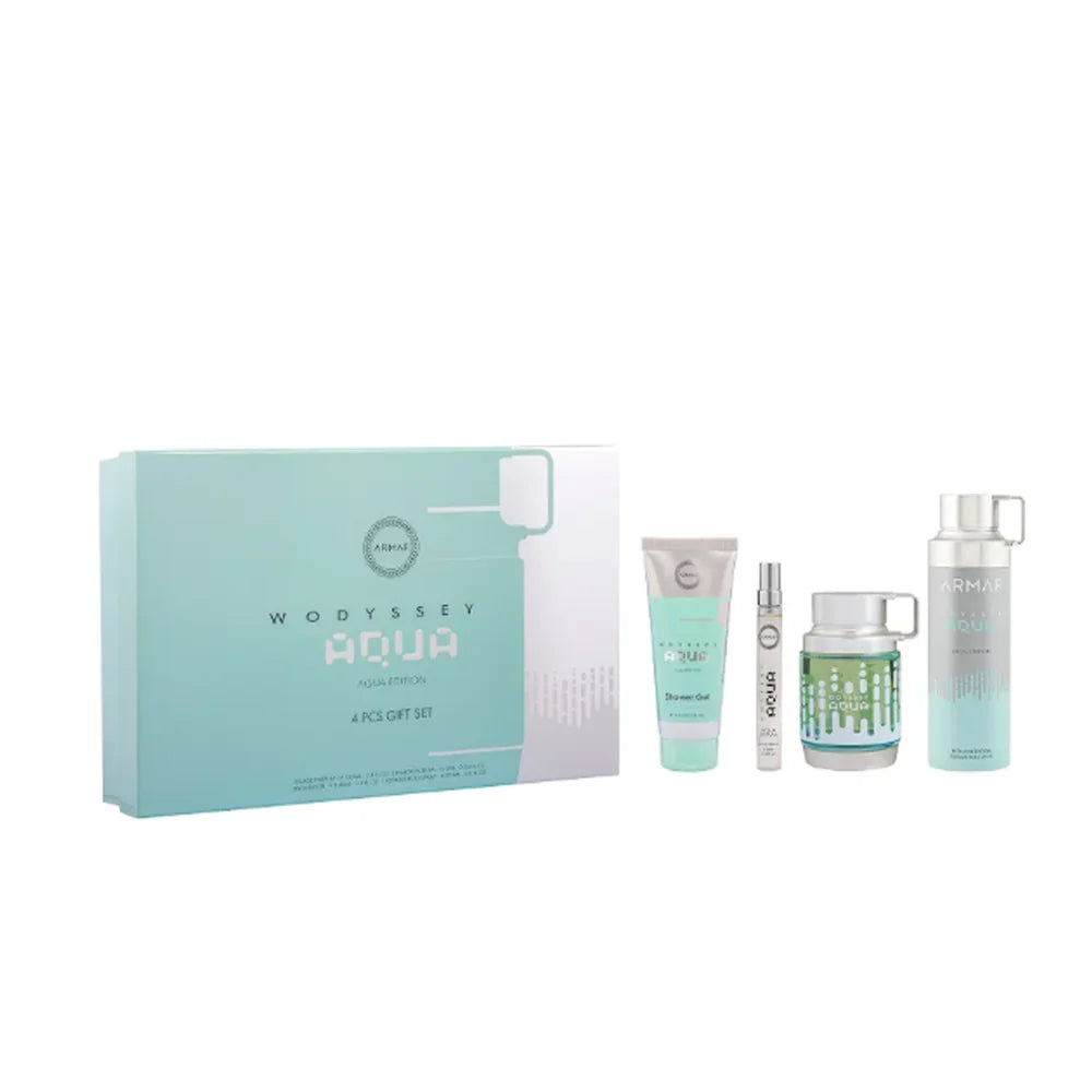 Armaf Odyssey Aqua 4 Piece Gift Set