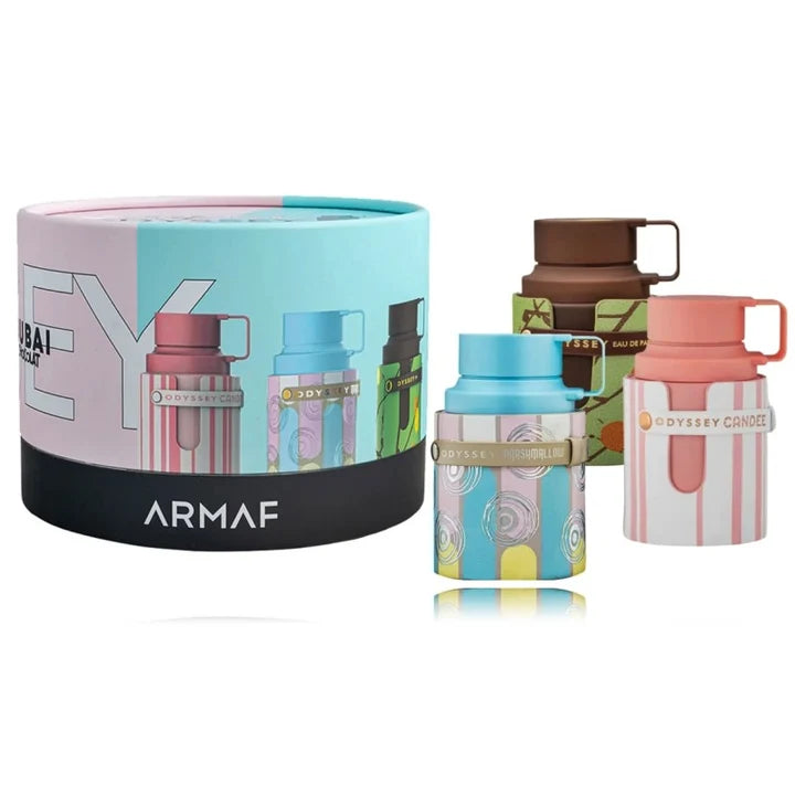 Armaf Wheel of Odyssey Candee + Marshmallow + Dubai Chocolat 3-Piece Gift Set 3 x 30 ml