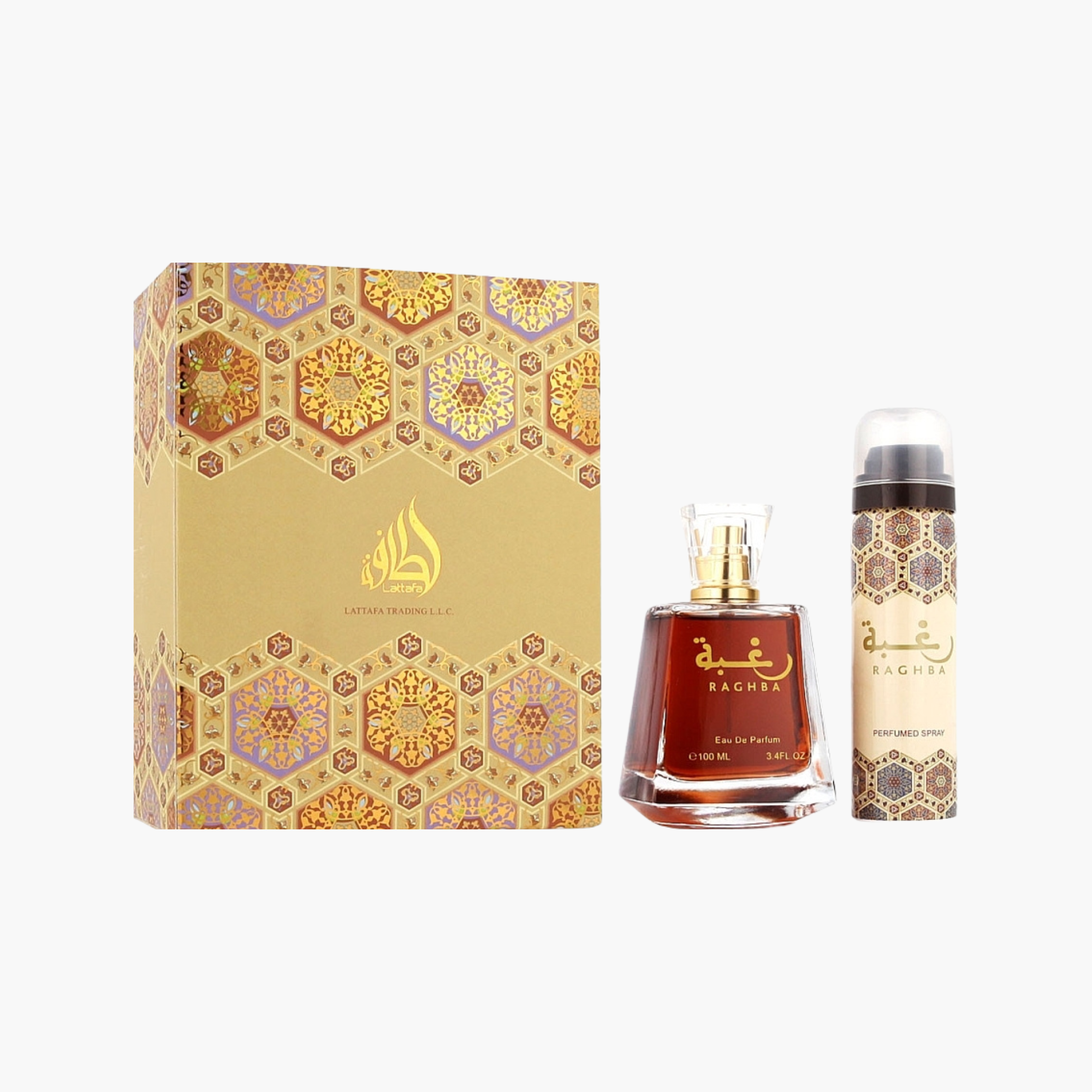 Lattafa Raghba Perfume + Deodorant